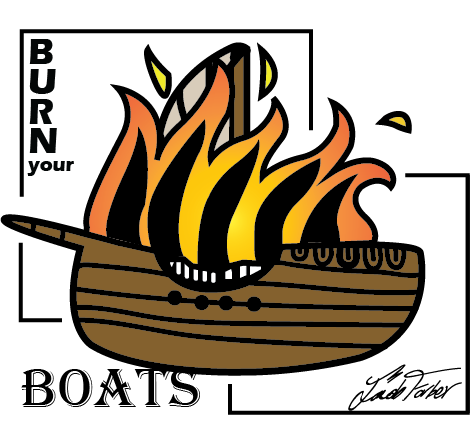 Burning Boat 1